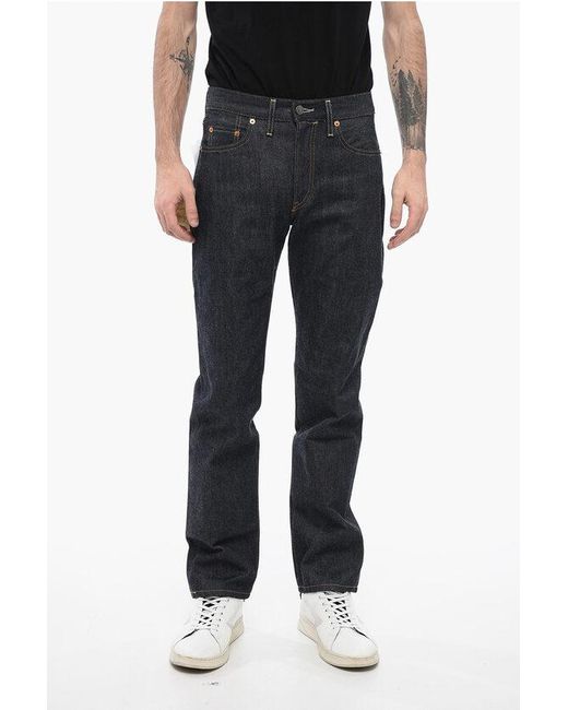 Levi s Tapered Leg 501 Jeans With Visible Stitching 19Cm L.32 in Black for Men Lyst UK