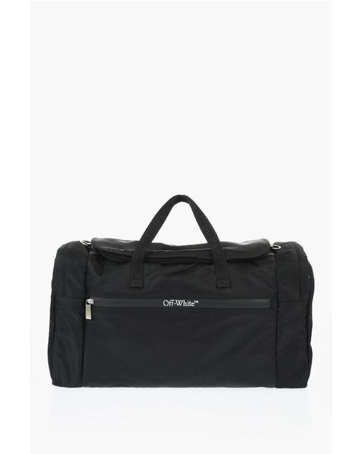 21 Inch Damask Print Duffle Bag - Black Overnight Bag With Shoulder Strap & Pockets