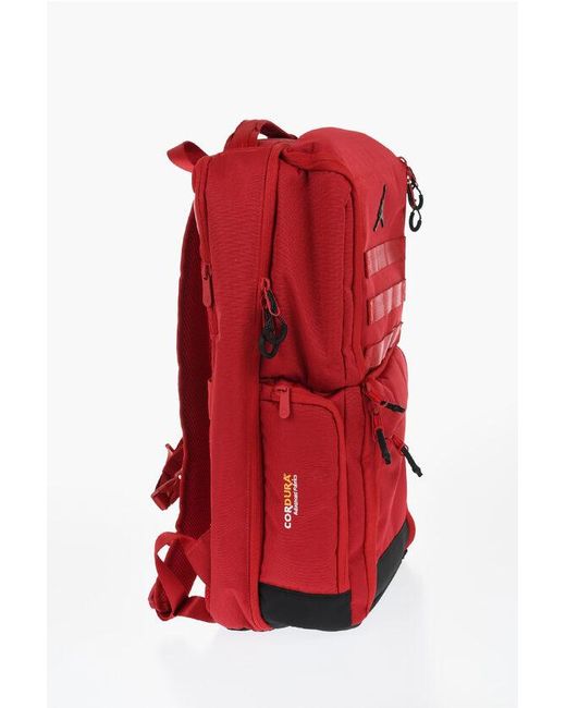 Nike Red Air Jordan Two Tone Collectors Backpack With Embossed Logo