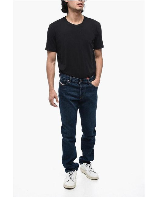 DIESEL Blue Dark-Washed D-Sark Denims for men