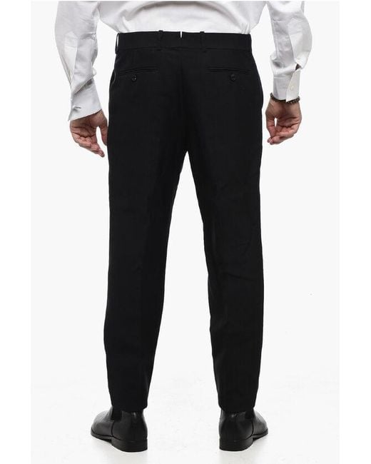 Alexander McQueen Black Alexander McQueen Slim-Fit Dress Pants for men