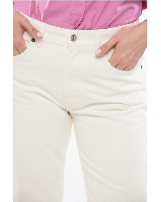 Céline Multicolor Cotton Bootcut Denims With Belt Loops 30Cm