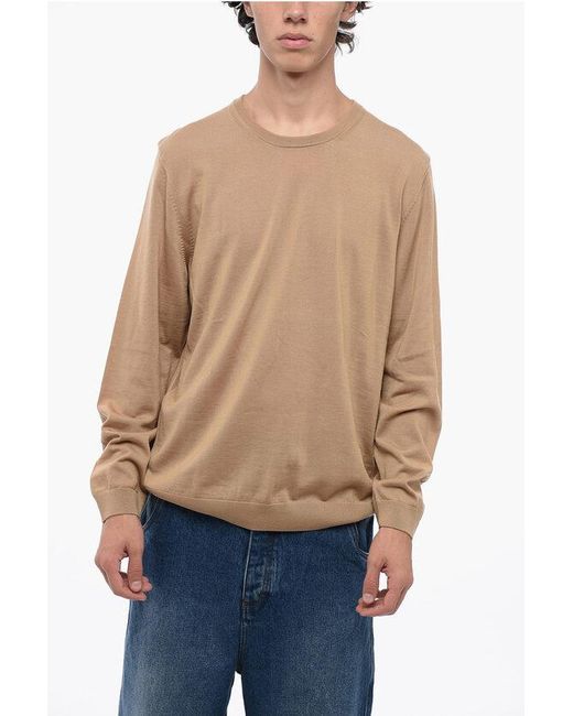 Boss Blue Boss Lightweight Virgin Wool Crew-Neck Sweater for men