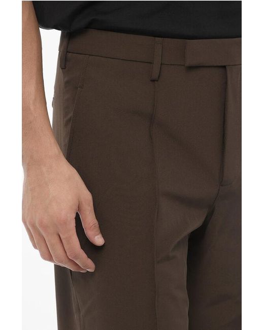 Neil Barrett Black Technical-Fabric Slim Fit Pants for men