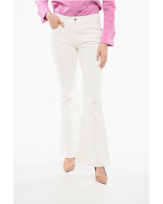 Céline Multicolor Cotton Bootcut Denims With Belt Loops 30Cm