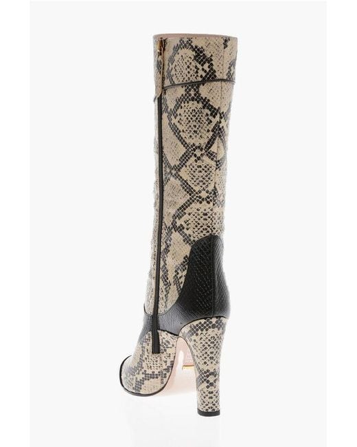 Gucci python boots sales