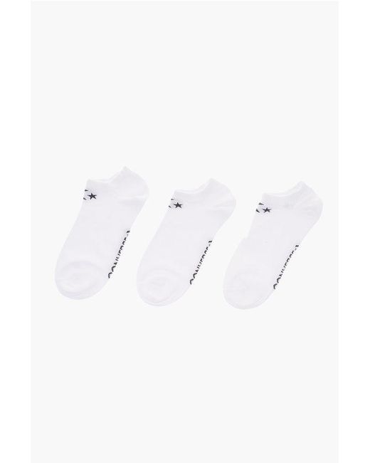 Converse Multicolor Logo Embroidered 3 Socks Set