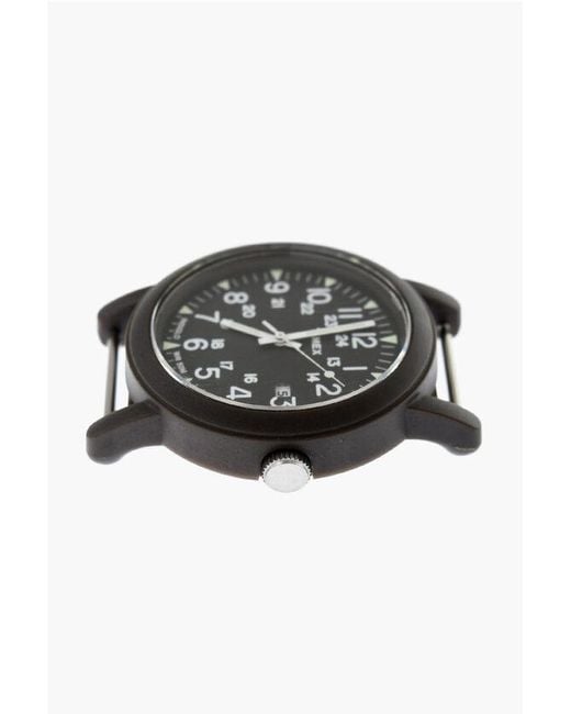 Timex Black Steel And Resin Camper Analog Dial With Luminous Hands 40Mm