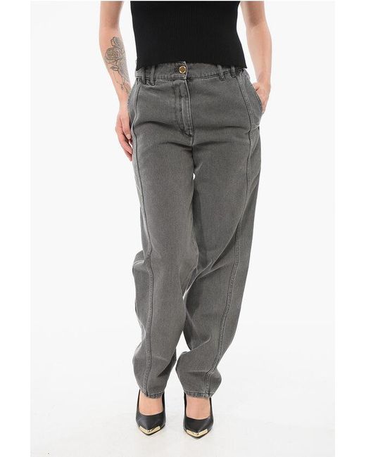 Patou Gray 4-Pocketed Skinny Fit Denims 18Cm