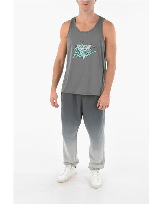 Nike Swim Tank Top With Logo Print in Grey for Men Lyst UK