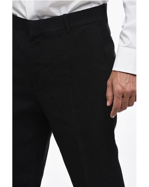 Alexander McQueen Black Alexander McQueen Slim-Fit Dress Pants for men