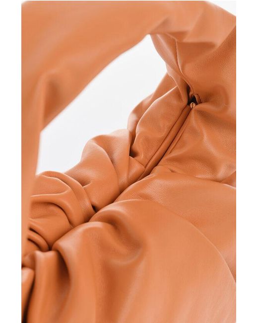 Bottega Veneta Orange Leather The Shoulder Pouch Hobo Bag