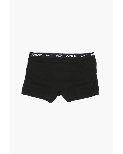 Nike Black Set Of 3 Boxers With Logoed Band for men