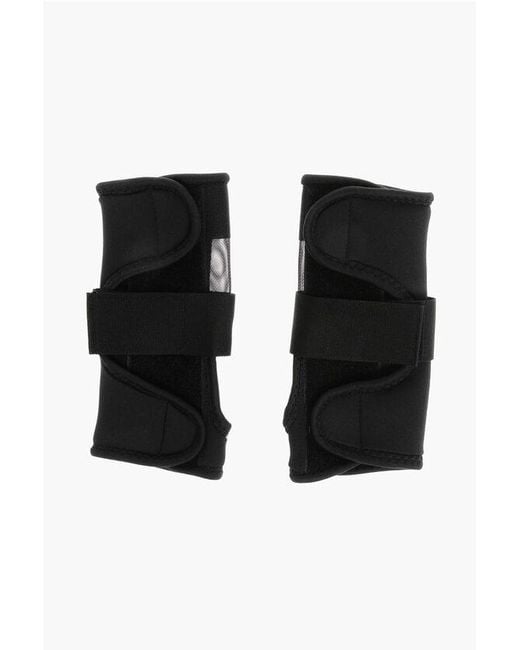 DSquared² Black Neoprene Wrist Brace With Velcro Closure
