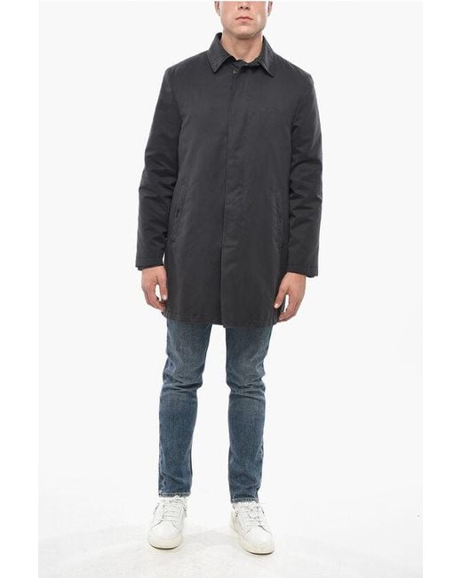 Corneliani Gray Solid Color Gladys Jacket With Removable Inner Lining for men