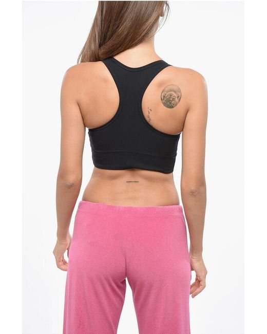 Balenciaga Black Sporty Crop Top