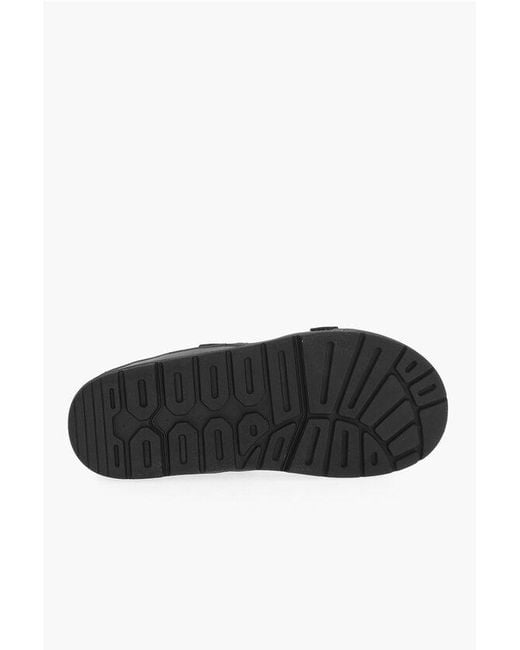 Neil Barrett Li-Ning Solid Color Double Buckle Sandals With