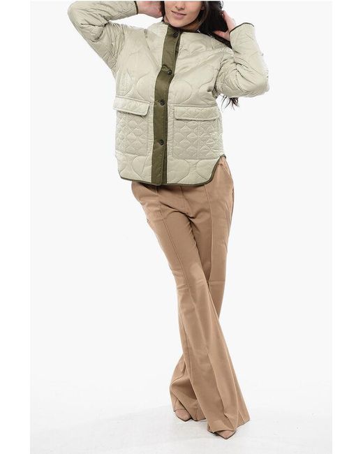 AllSaints Natural Quilted Lightweight Foxi Jacket