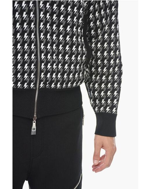 Neil Barrett Black Reversible Baggy Fit Sweatshirt for men