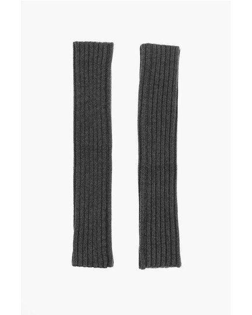 DSquared² Black Solid Color Cotton Muffs