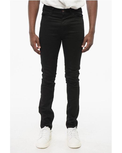 Céline Black Skinny Fit Denims With Belt Loops 16Cm for men