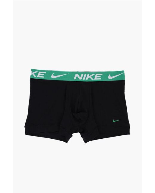 Nike Black Set Of 3 Dri-Fit Boxer With Logoed Elastic Band for men