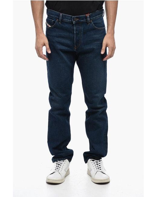 DIESEL Blue Dark-Washed D-Sark Denims for men