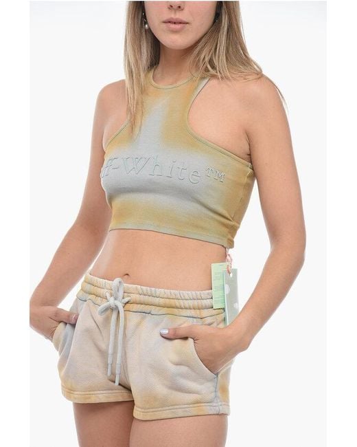 Crop top off white hotsell