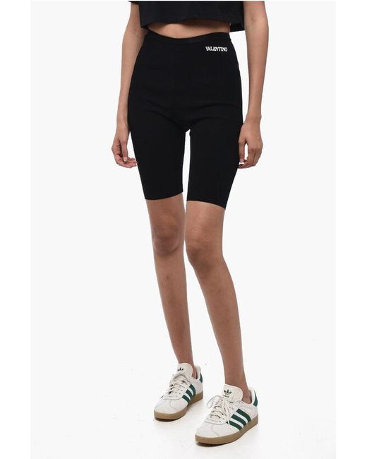 Biker shorts with logo deals