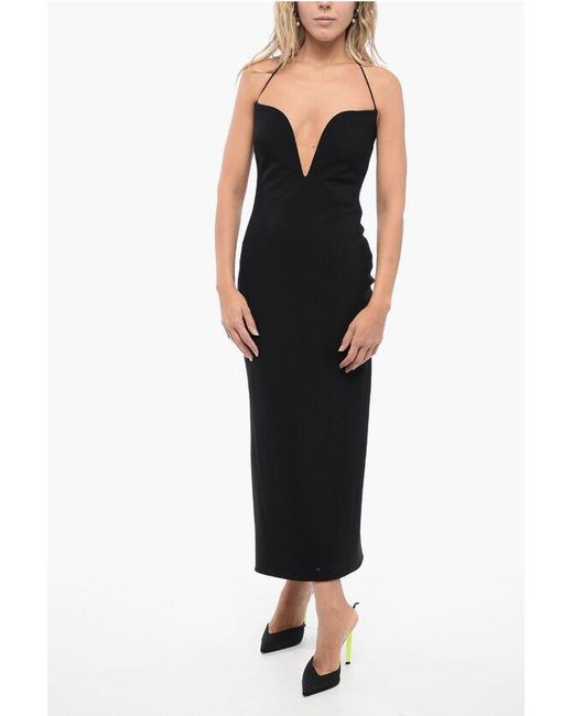 Givenchy Black Wool Dress With Underwire Bra