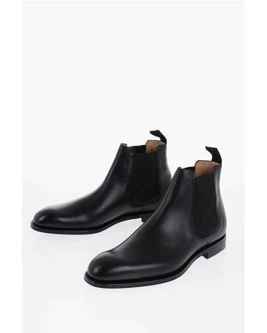 Church's Black Leather Chelsea Boots for men