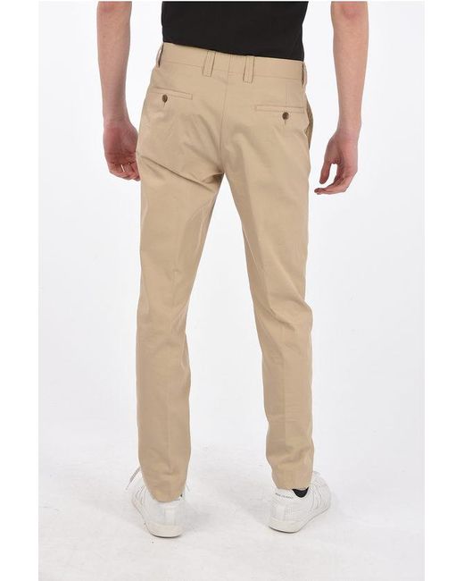 Corneliani Natural Id Silk Blend Identity Belt Loops Trousers for men