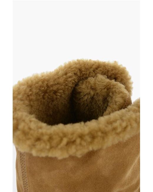 Burberry Multicolor Chunky Sole Shearling Boots for men