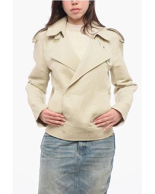 0401~Shephard's Check Hidden Closure Trench