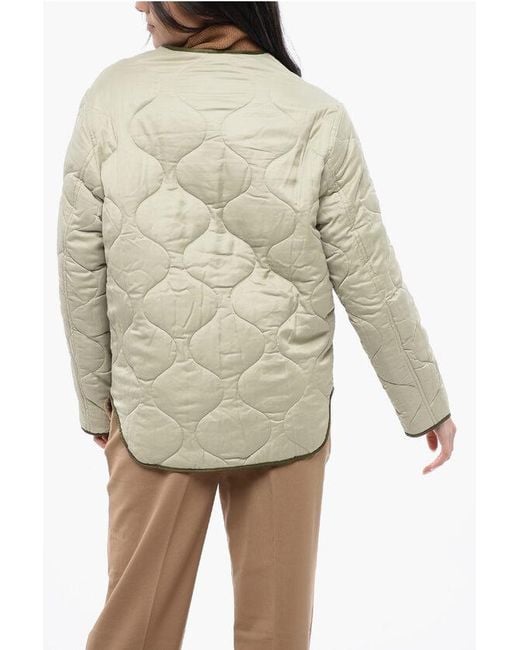 AllSaints Natural Quilted Lightweight Foxi Jacket