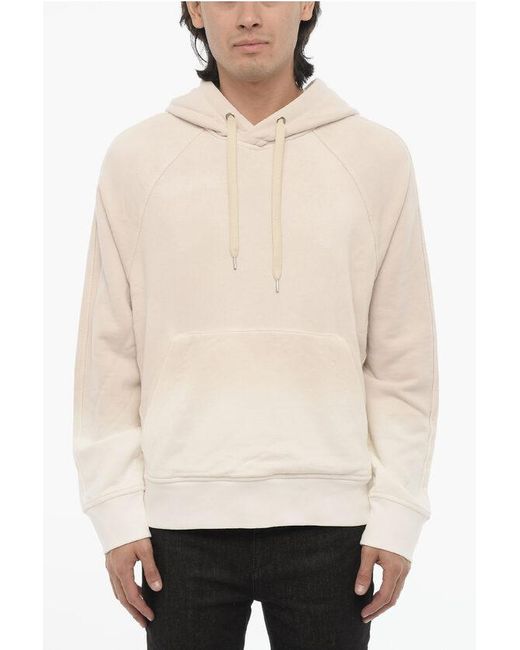 Neil Barrett Natural Brushed Cotton Hoodie for men