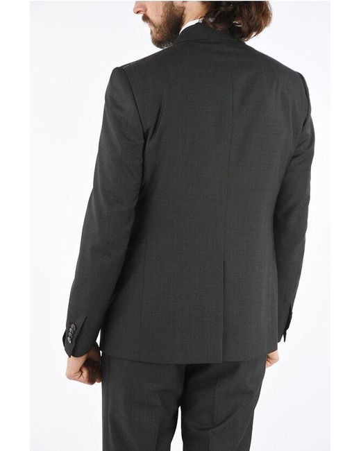 Corneliani Black 3 Piece Waistcoat Cerim Academy Suit for men