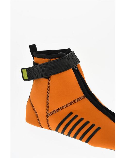DSquared² Orange Neoprene Wave Sneakers Padding for men