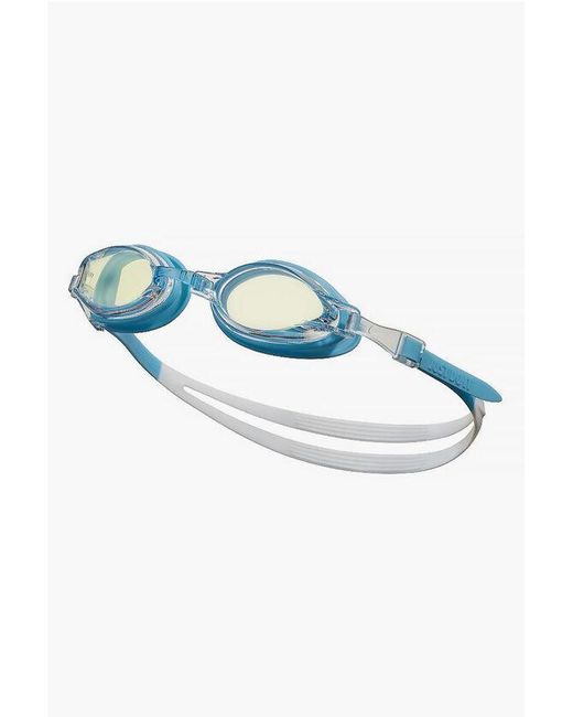 Nike Blue Swim Mirrored Coating Chrome Pool Goggles