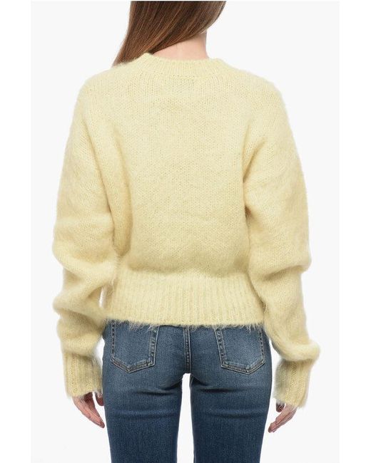 Sa Su Phi Blue Fuzzy Knit Drop-Shoulder Sweater