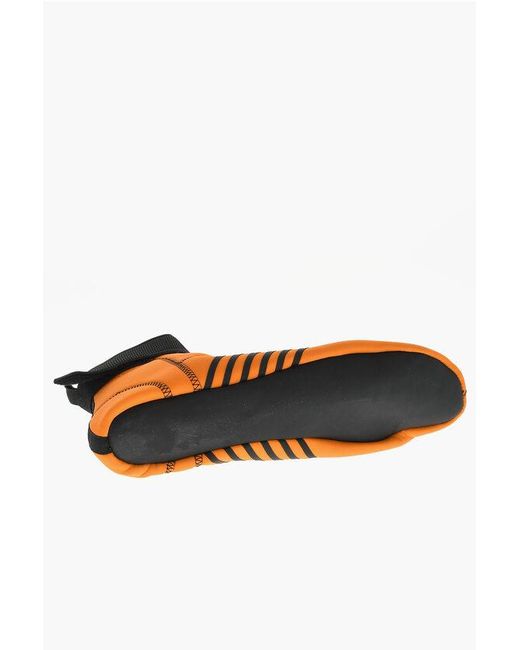 DSquared² Orange Neoprene Wave Sneakers Padding for men