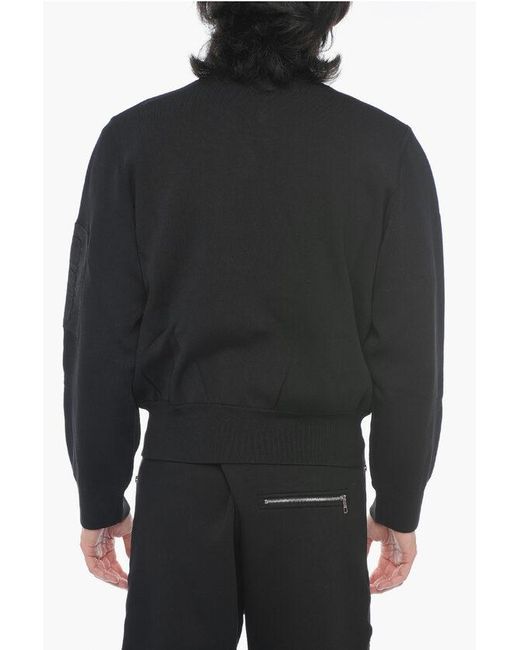 Neil Barrett Black Reversible Baggy Fit Sweatshirt for men