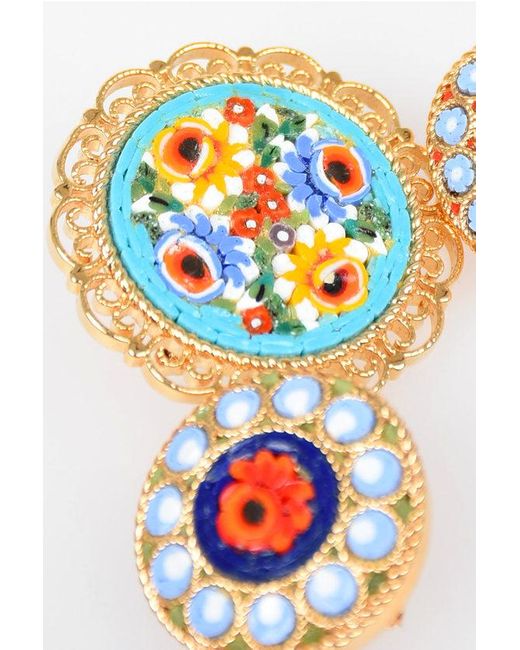 DSquared² Multicolor Mosaic Pin