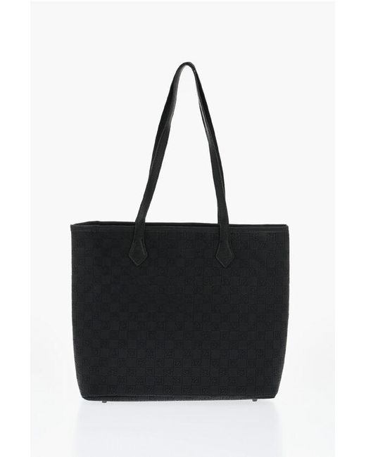 Nike Black Jordan Logo Tote Bag With Monogram Pattern for men