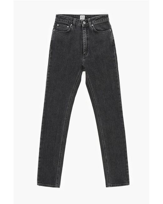 Totême  Black High-Waist Skinny Fit Jeans 14Cm L.30