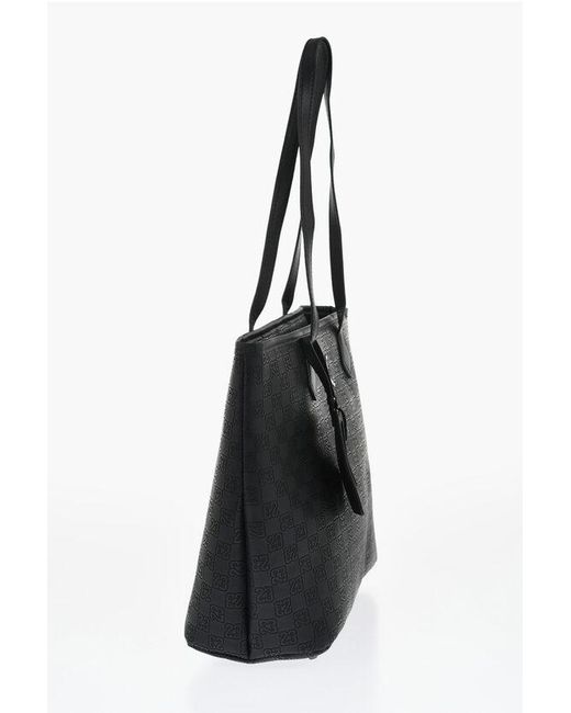 Nike Black Jordan Logo Tote Bag With Monogram Pattern for men