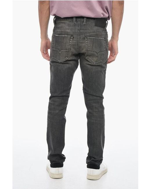 DIESEL Black Joggjeans Distressed Krooley Jogger Denims for men