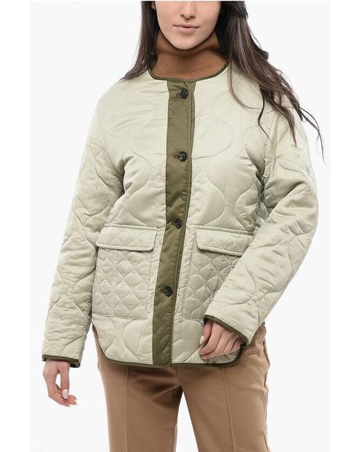 AllSaints Natural Quilted Lightweight Foxi Jacket