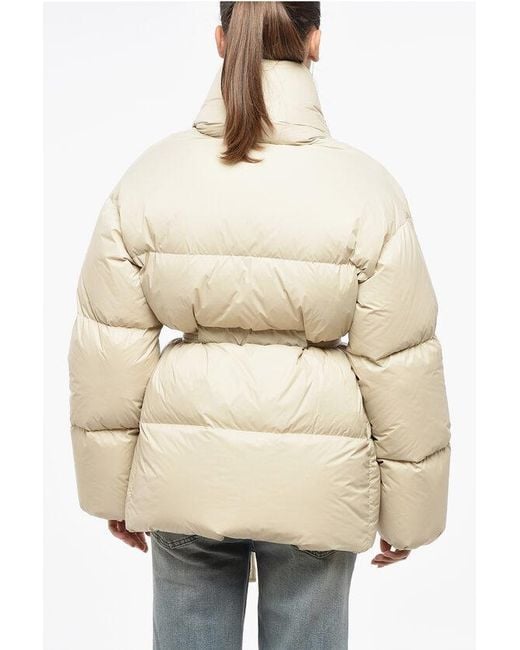 Bacon Natural Nylon Dada Down Jacket With Wrap Design