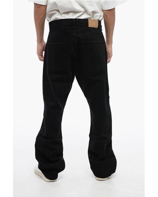 1989 STUDIO Black 5-Pocket Cotton Denims With Belt Loops 25Cm for men